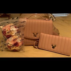 Loungefly hidden Mickey bag and wallet